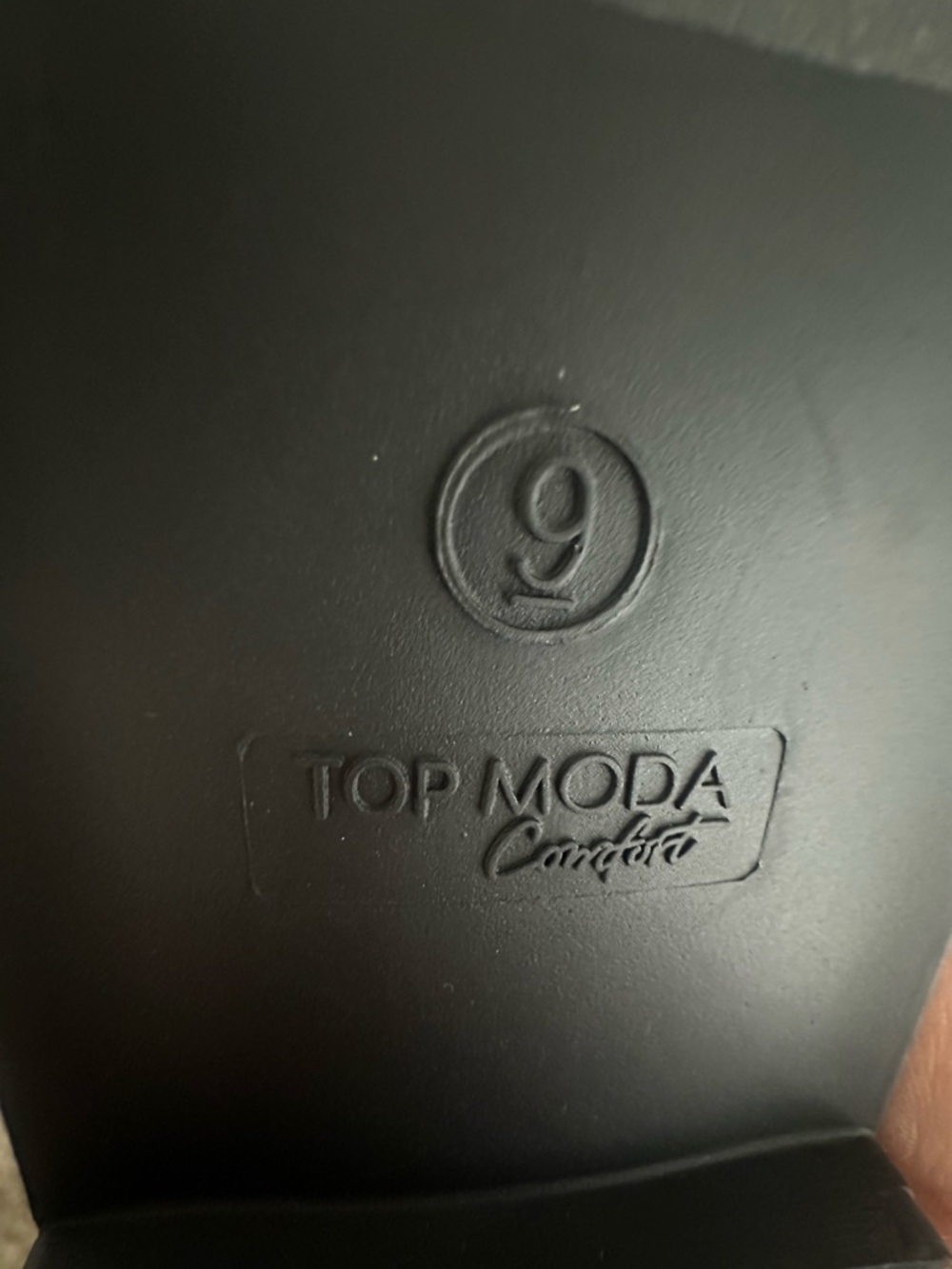 TOP Moda Black Textured Slide Mules - Picture 5 of 5